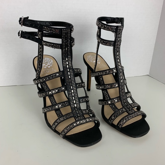 Vince Camuto Shoes - NWOB $150 Vince Camuto rhinestone blk cage heels